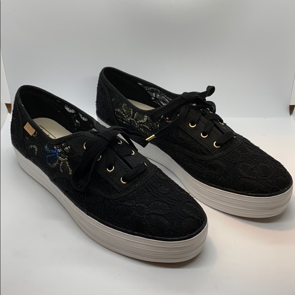 Keds Shoes - Keds Dream Foam lace platform sneakers black sz 10